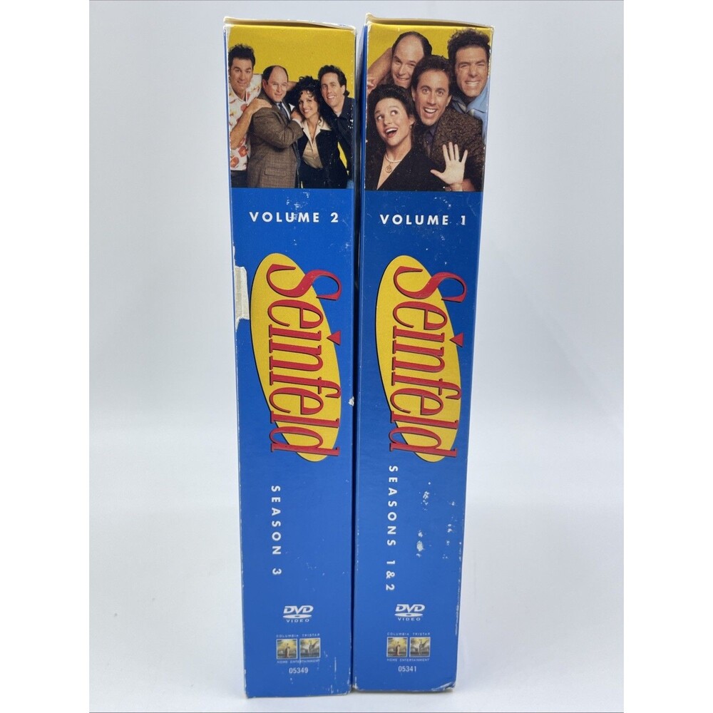 Seinfeld DVD Set Volumes 1 And 2 Seasons 1, 2, 3 Light Used Condition